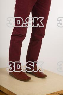 Calf red trousers of Sidney 0008